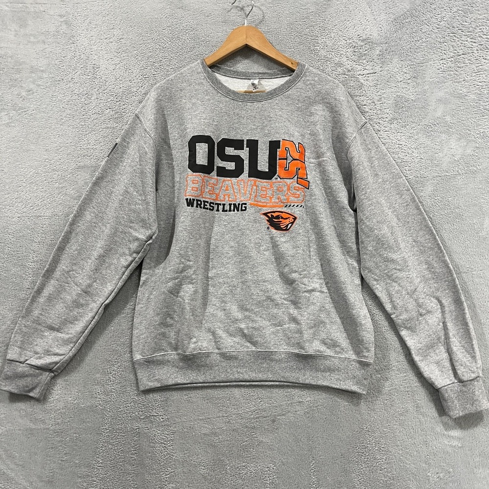 OSU Oregon State Beavers Sweatshirt Adult Medium Wrestling Pullover Crewneck Y2K